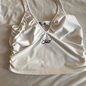 I.AM.GIA White Kali Halter Top White